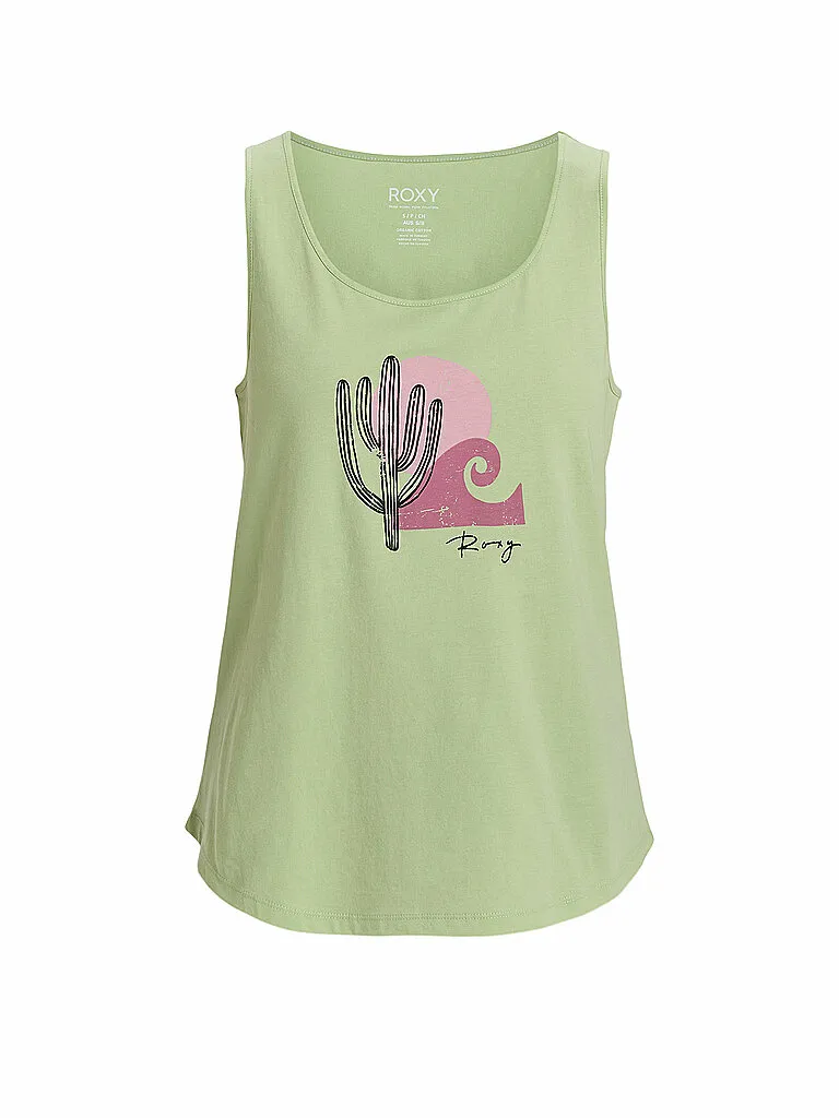 Roxy Damen Beachtank Surf Classic Organic, Hellgrün
