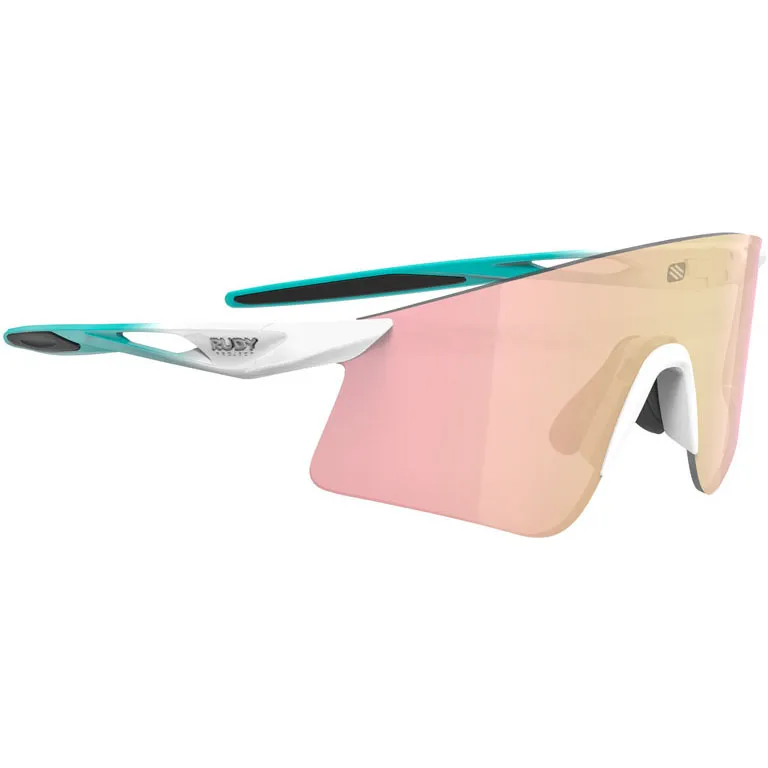 Rudy Project Astral X Bahrain Victorius 2025 Sonnenbrille, White fade / emerald matte, Multilaser Gold/CAT3 Rudy Project Astral X Bahrain Victorius 2025 Sonnenbrille, White fade / emerald matte, Multilaser Gold/CAT3