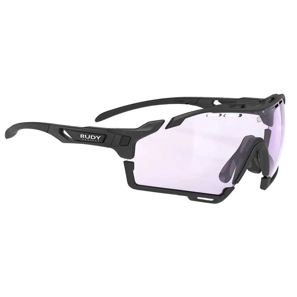 Rudy Project Cutline Impactx® Photochrome Sonnenbrille, Black matte, Photocromic 2 Laser Purple/CAT2-3 Rudy Project Cutline Impactx® Photochrome Sonnenbrille, Black matte, Photocromic 2 Laser Purple/CAT2-3