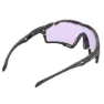 Rudy Project Cutline Impactx® Photochrome Sonnenbrille, Black matte, Photocromic 2 Laser Purple/CAT2-3