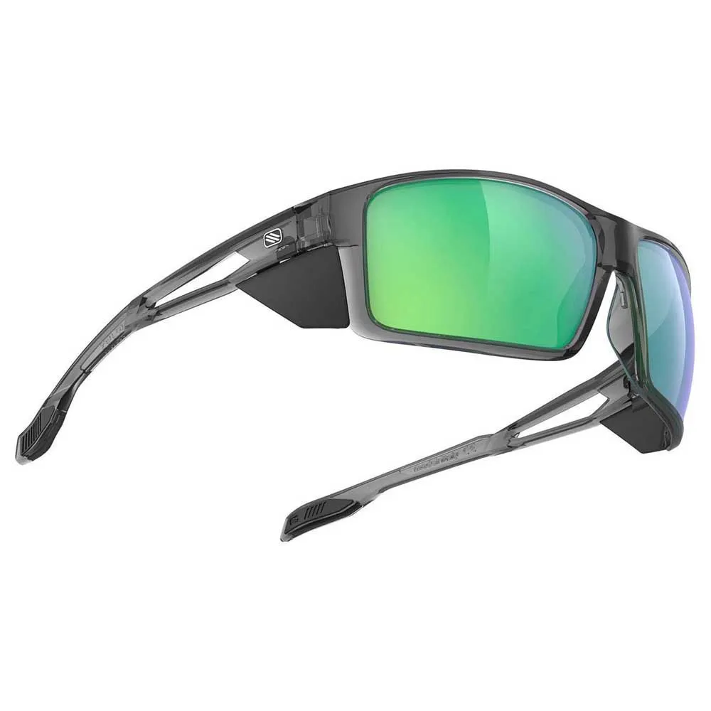 Rudy Project Nyad Sonnenbrille, Crystal ash, Multilaser Green/CAT3