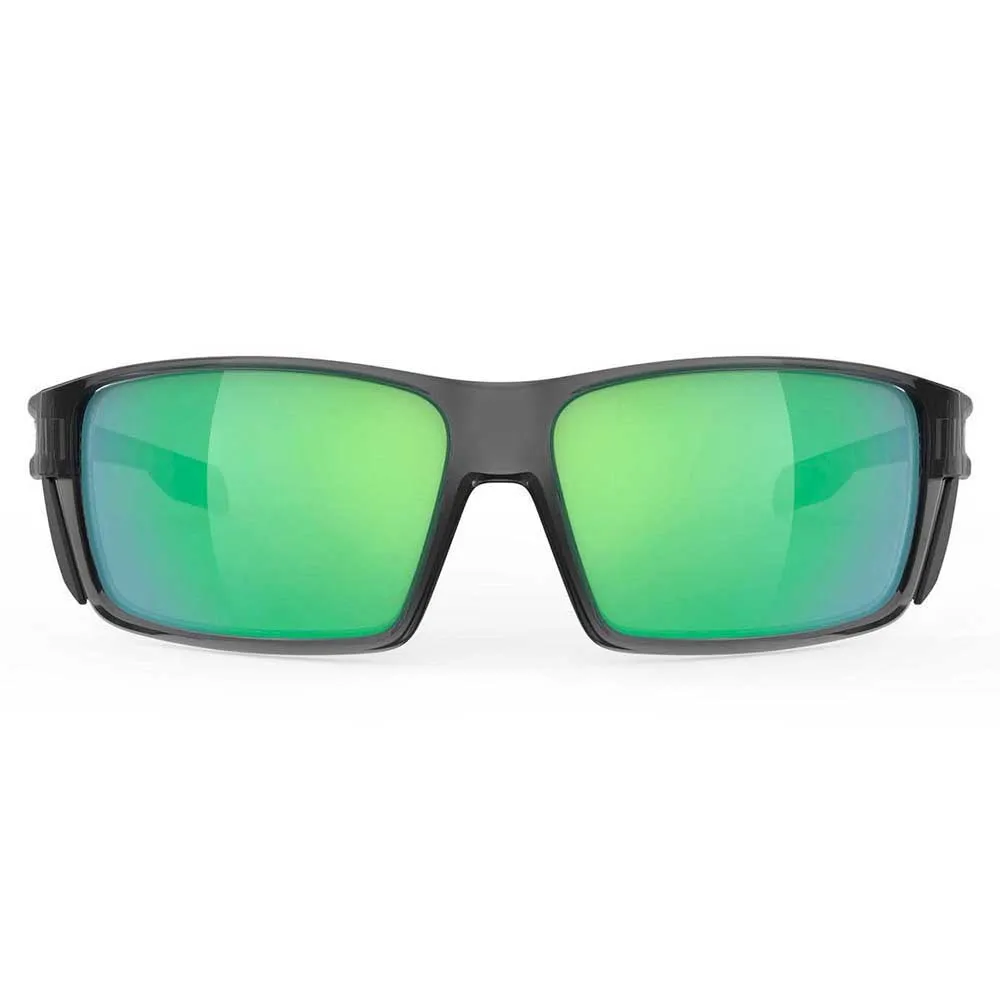 Rudy Project Nyad Sonnenbrille, Crystal ash, Multilaser Green/CAT3