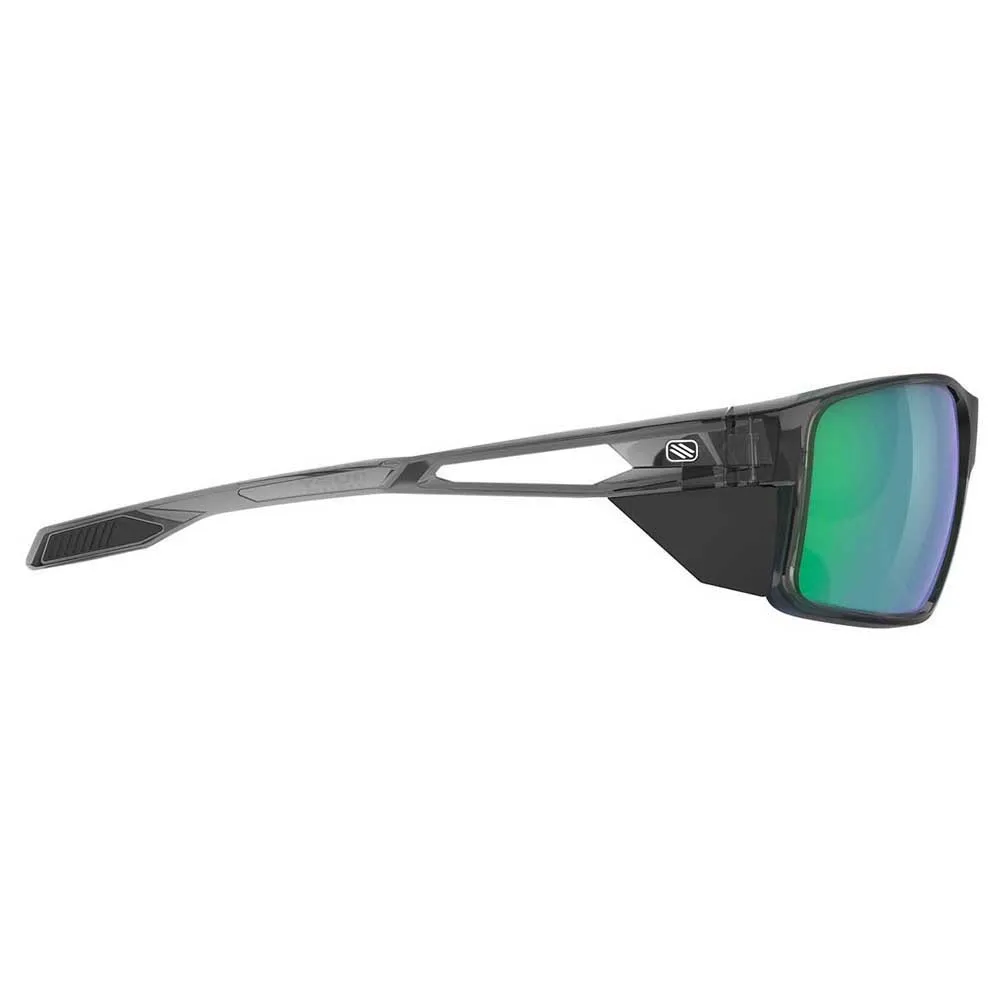 Rudy Project Nyad Sonnenbrille, Crystal ash, Multilaser Green/CAT3