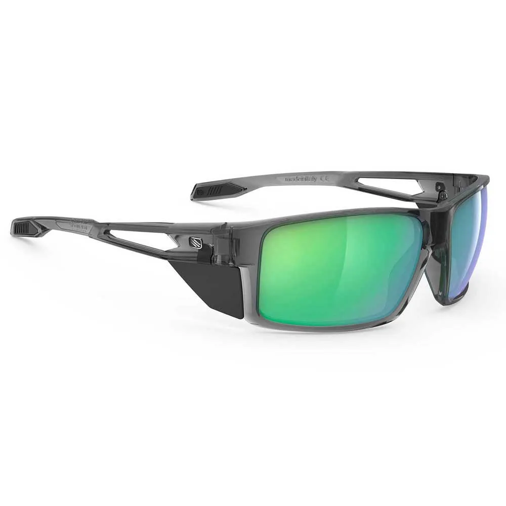 Rudy Project Nyad Sonnenbrille, Crystal ash, Multilaser Green/CAT3