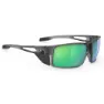 Rudy Project Nyad Sonnenbrille, Crystal ash, Multilaser Green/CAT3