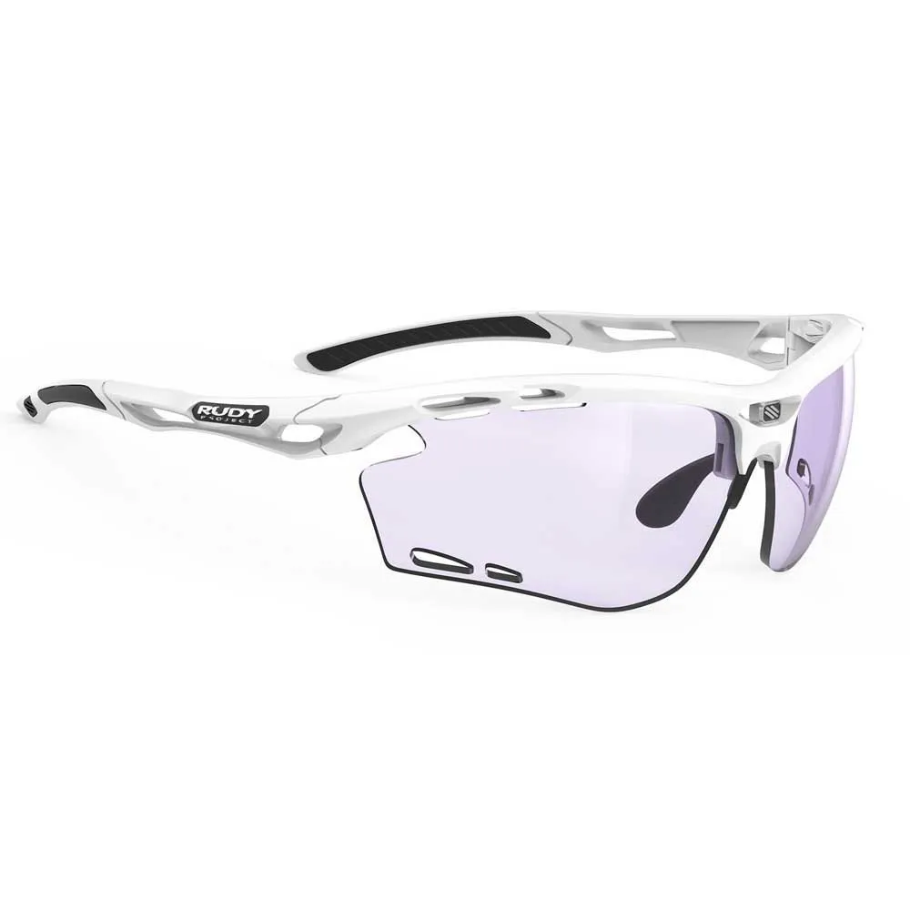 Rudy Project Propulse Padel Photochrome Sonnenbrille, Gloss white, Impactx™ Photochromic 2 Laser Purple/CAT1-3 Rudy Project Propulse Padel Photochrome Sonnenbrille, Gloss white, Impactx™ Photochromic 2 Laser Purple/CAT1-3