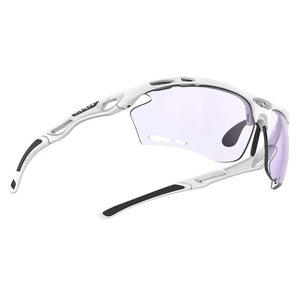 Rudy Project Propulse Padel Photochrome Sonnenbrille, Gloss white, Impactx™ Photochromic 2 Laser Purple/CAT1-3 Rudy Project Propulse Padel Photochrome Sonnenbrille, Gloss white, Impactx™ Photochromic 2 Laser Purple/CAT1-3