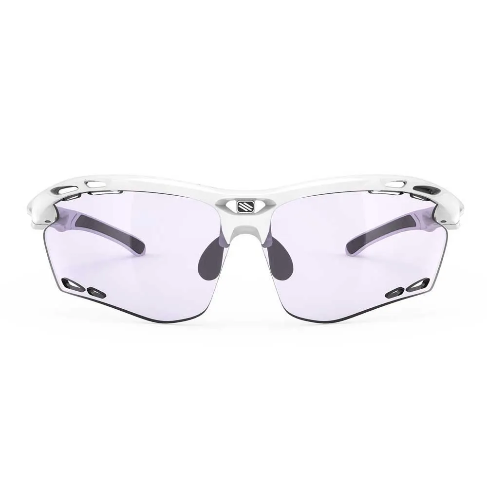Rudy Project Propulse Padel Photochrome Sonnenbrille, Gloss white, Impactx™ Photochromic 2 Laser Purple/CAT1-3 Rudy Project Propulse Padel Photochrome Sonnenbrille, Gloss white, Impactx™ Photochromic 2 Laser Purple/CAT1-3
