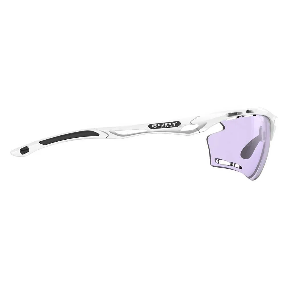 Rudy Project Propulse Padel Photochrome Sonnenbrille, Gloss white, Impactx™ Photochromic 2 Laser Purple/CAT1-3 Rudy Project Propulse Padel Photochrome Sonnenbrille, Gloss white, Impactx™ Photochromic 2 Laser Purple/CAT1-3