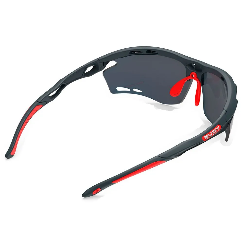 Rudy Project Propulse Sports Photochrome Sonnenbrille, Charcoal matte multilaser red, Impactx 2 Black/CAT1-3 Rudy Project Propulse Sports Photochrome Sonnenbrille, Charcoal matte multilaser red, Impactx 2 Black/CAT1-3