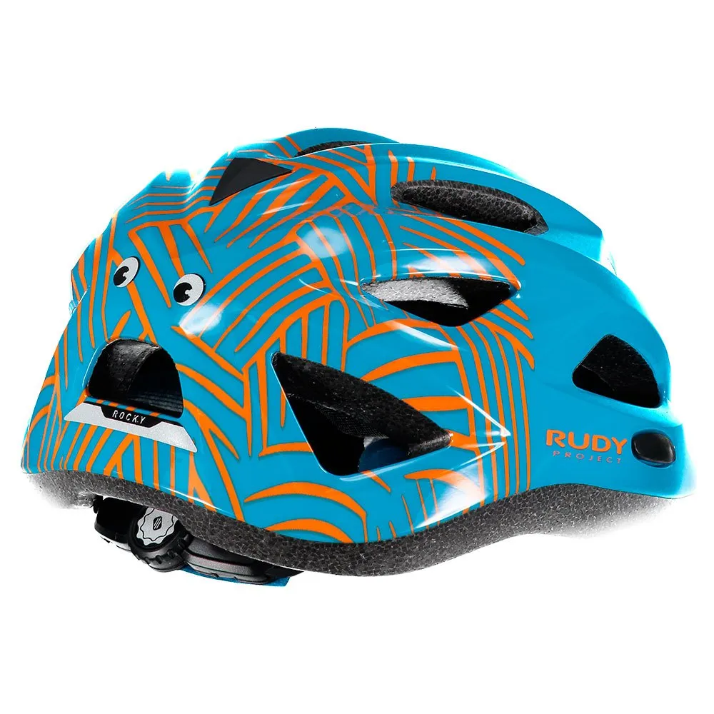 Rudy Project Rocky Mtb-helm, Blue / orange shiny Rudy Project Rocky Mtb-helm, Blue / orange shiny