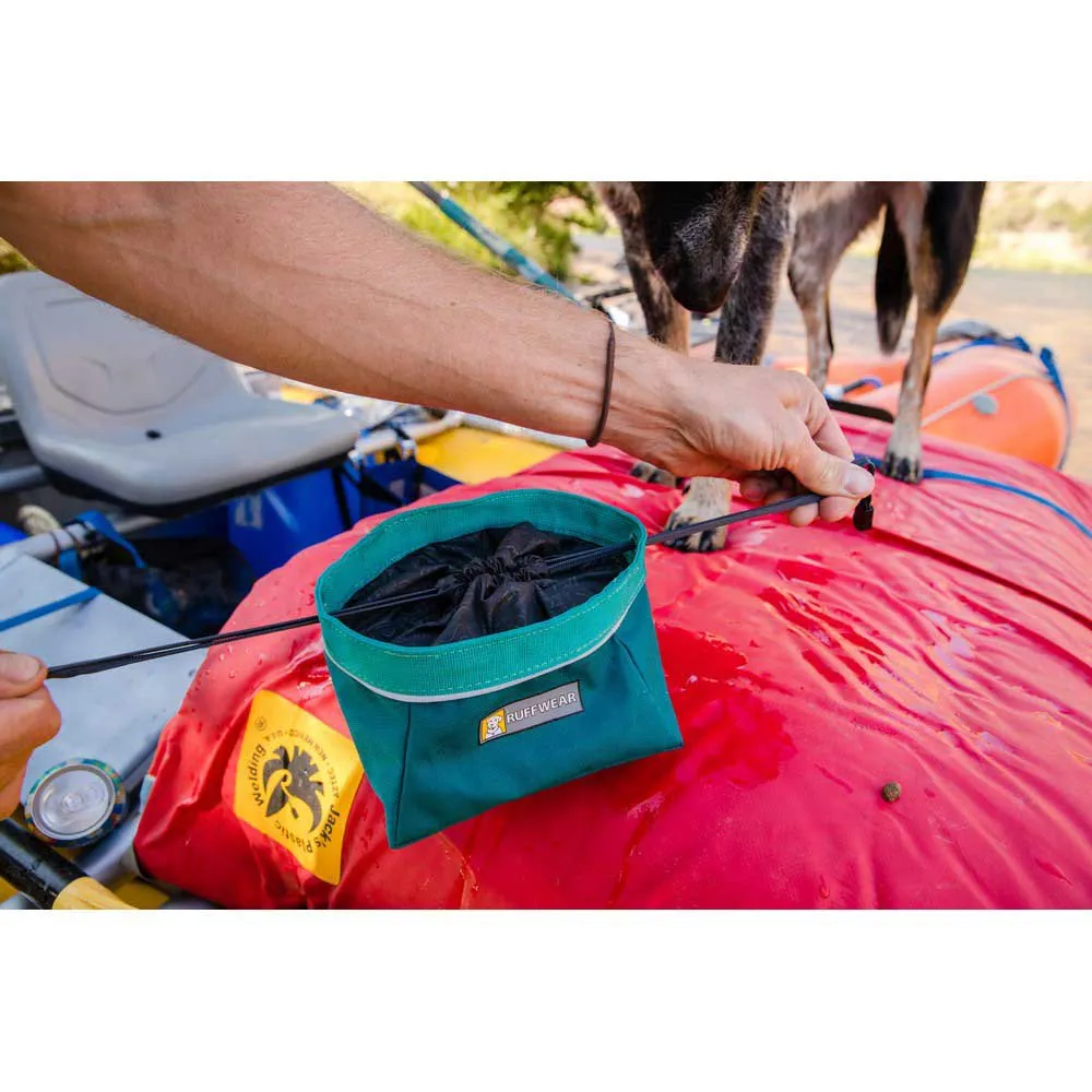Ruffwear Quencher Cinch Top Schüssel, Tumalo teal, M