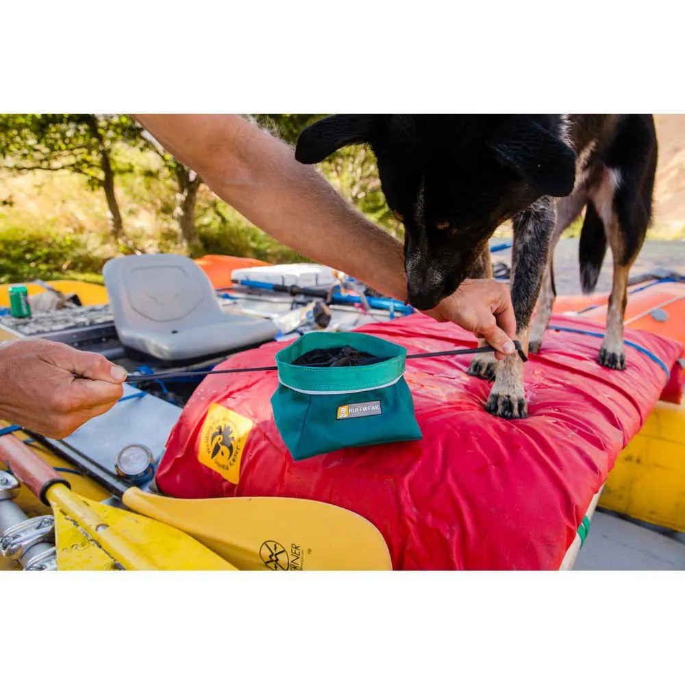 Ruffwear Quencher Cinch Top Schüssel, Tumalo teal, M