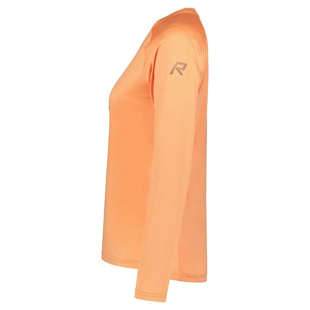 Rukka Malis Halbreißverschluss-langarm-t-shirt, Orange Rukka Malis Halbreißverschluss-langarm-t-shirt, Orange