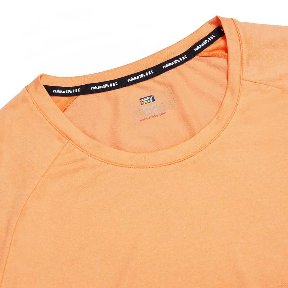 Rukka Malis Halbreißverschluss-langarm-t-shirt, Orange Rukka Malis Halbreißverschluss-langarm-t-shirt, Orange
