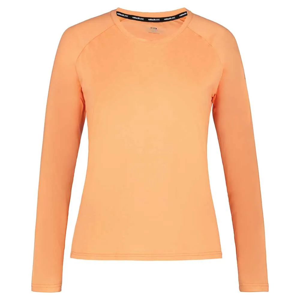 Rukka Malis Halbreißverschluss-langarm-t-shirt, Orange Rukka Malis Halbreißverschluss-langarm-t-shirt, Orange