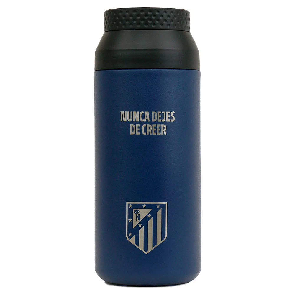 Runbott Atleti ´´nunca Dejes De Creer´´+escudo 350ml Glass Thermosflasche, Marine, One Size Runbott Atleti ´´nunca Dejes De Creer´´+escudo 350ml Glass Thermosflasche, Marine, One Size