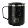 Runbott Fcb Male Signatures 400 Ml Thermosflasche, Black, One Size