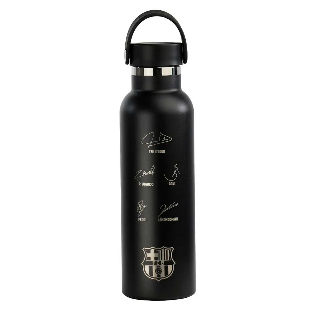Runbott Fcb Signatures Shield 600 Ml Thermosflasche, Black, One Size Runbott Fcb Signatures Shield 600 Ml Thermosflasche, Black, One Size
