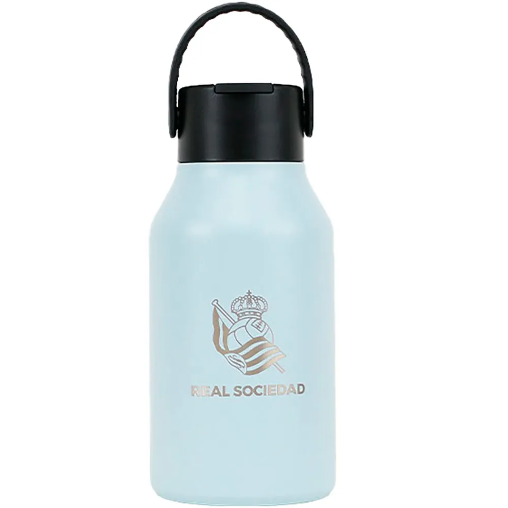 Runbott Real Sociedad Escudo 350ml Sport Plug Thermosflasche, Dusty sky, One Size Runbott Real Sociedad Escudo 350ml Sport Plug Thermosflasche, Dusty sky, One Size