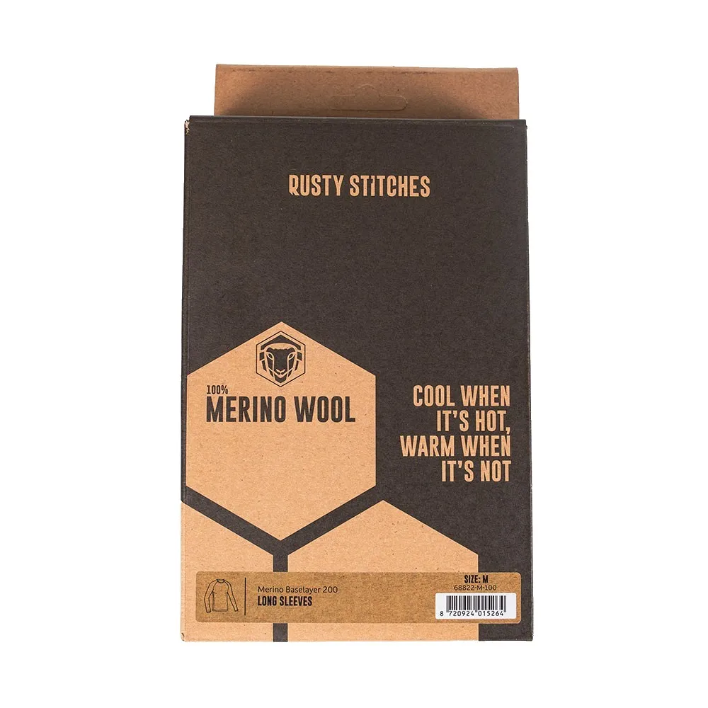 Rusty Stitches 200 Langarm-baselayer