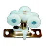 Rv Designer Schiebetürrollenhalterung 2 Einheiten, White / bronze, One Size