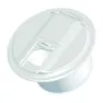 Rv Designer Universelle Runde Elektrische Kabeldurchführung, White, One Size