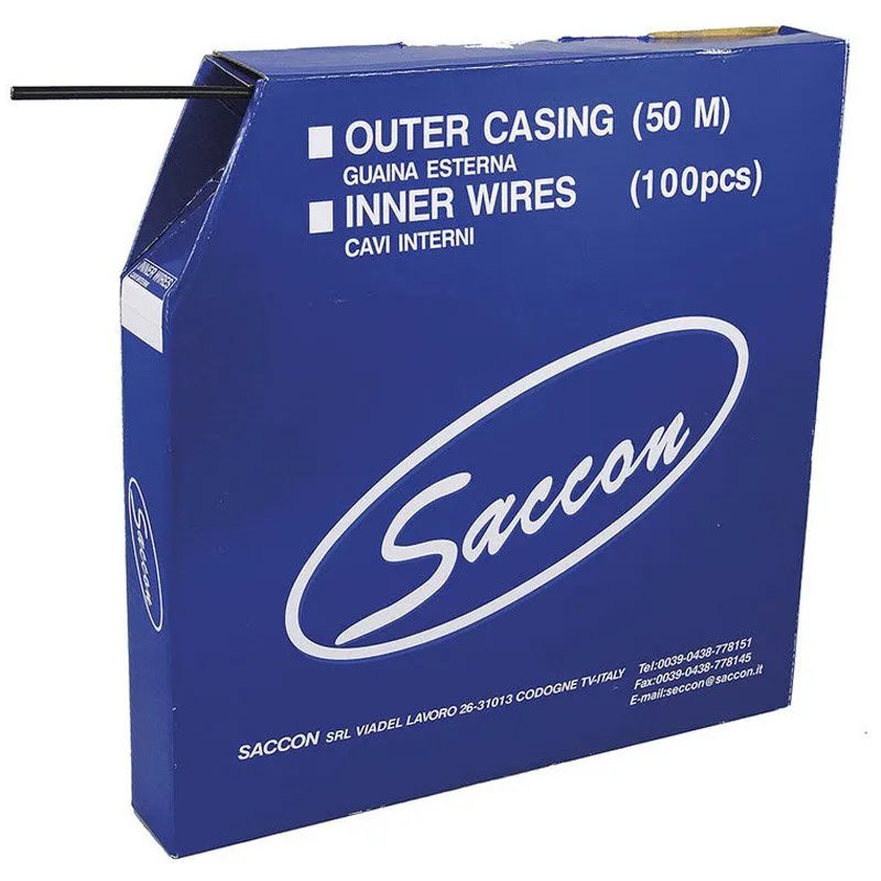 Saccon Schaltzugummantelung 50 M, Black, One Size Saccon Schaltzugummantelung 50 M, Black, One Size