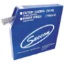 Saccon Stainless Steel Change Cables Schaltzug 100 Einheiten, Silver, 1.2 x 2250mm