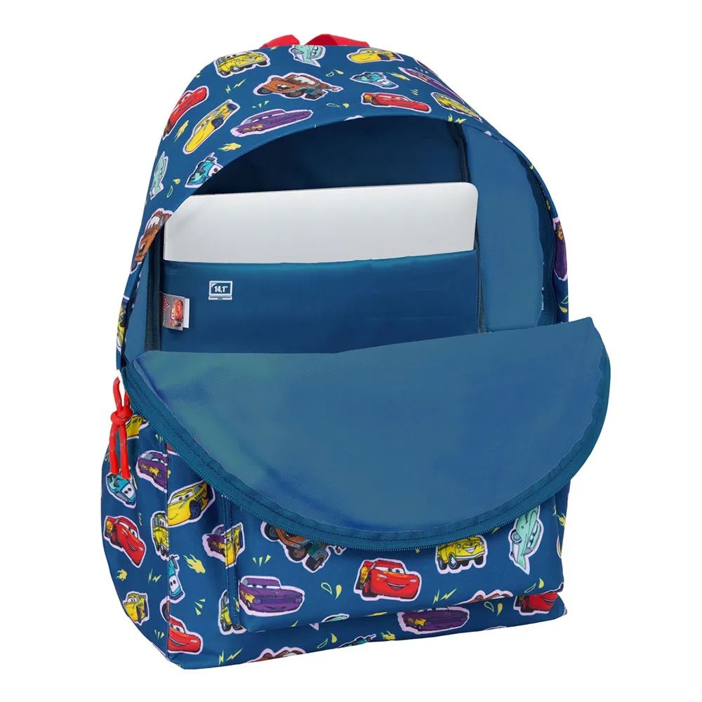 Safta 14.1´´ Cars Racing Rucksack, Multicolor Safta 14.1´´ Cars Racing Rucksack, Multicolor
