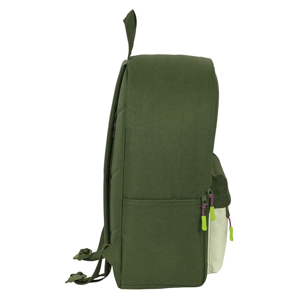Safta 14.1´´ Munich Bright Rucksack, Khaki