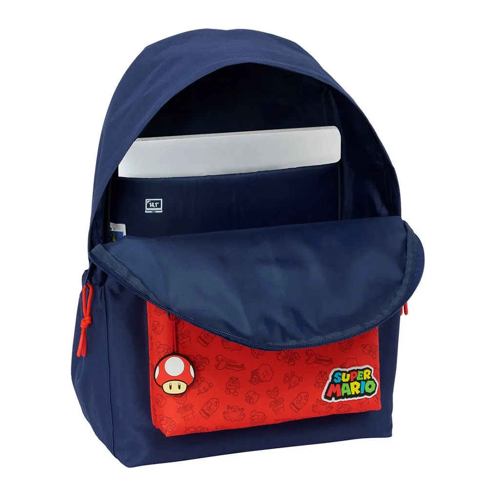 Safta 14.1´´ Super Mario Trick Rucksack, Multicolor Safta 14.1´´ Super Mario Trick Rucksack, Multicolor