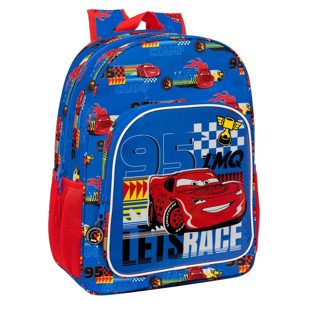 Safta 42 Cm Cars Race Ready Rucksack, Multicolor Safta 42 Cm Cars Race Ready Rucksack, Multicolor