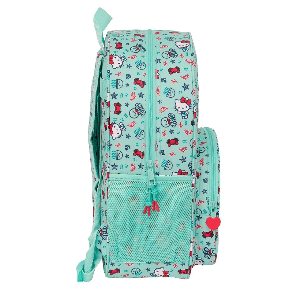 Safta 42 Cm Hello Kitty Sea Lovers Rucksack, Multicolor Safta 42 Cm Hello Kitty Sea Lovers Rucksack, Multicolor