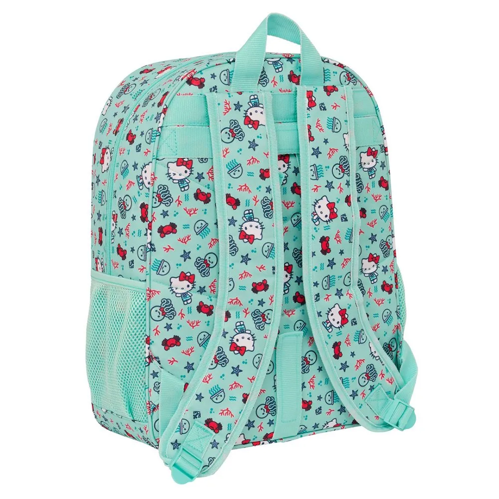 Safta 42 Cm Hello Kitty Sea Lovers Rucksack, Multicolor Safta 42 Cm Hello Kitty Sea Lovers Rucksack, Multicolor