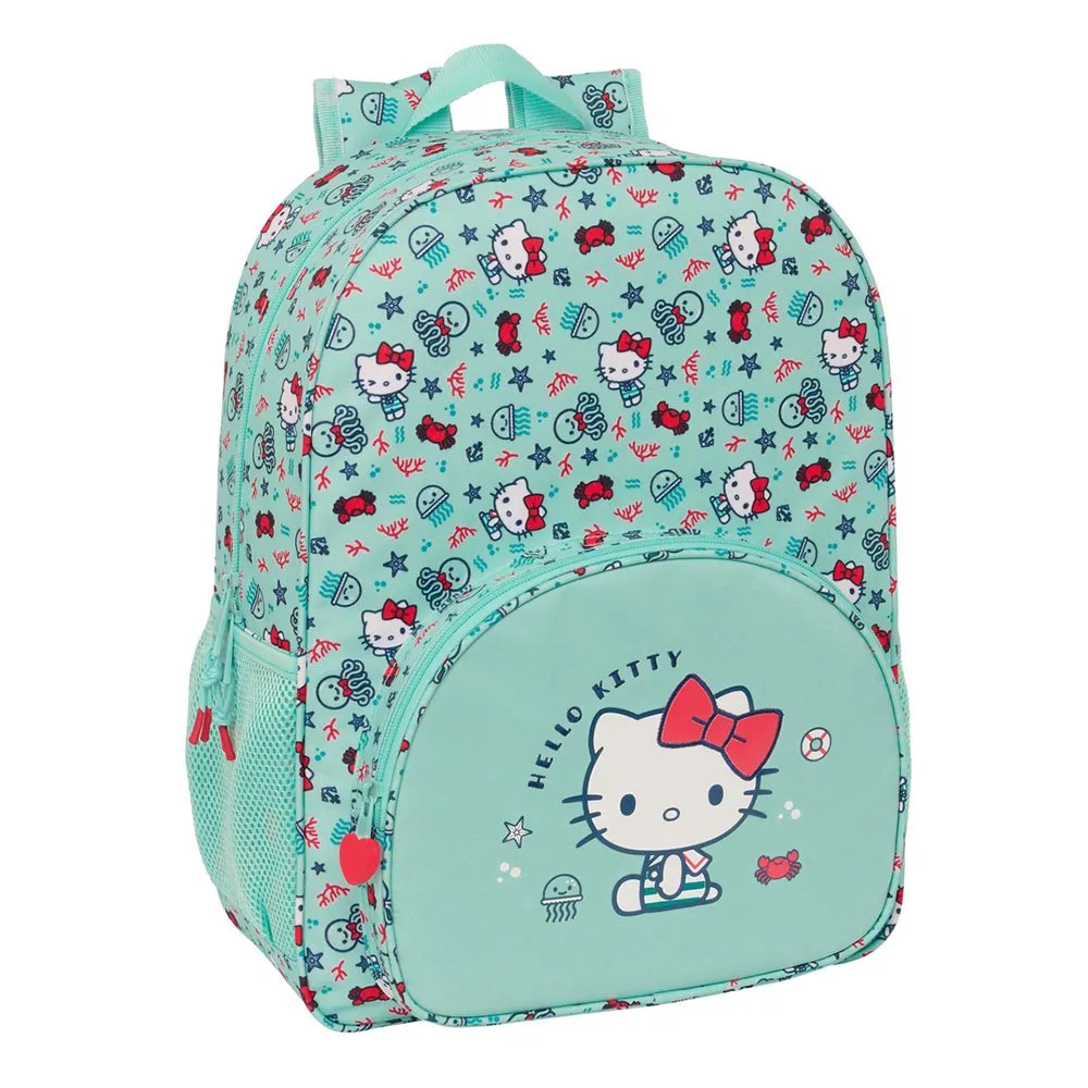 Safta 42 Cm Hello Kitty Sea Lovers Rucksack, Multicolor Safta 42 Cm Hello Kitty Sea Lovers Rucksack, Multicolor