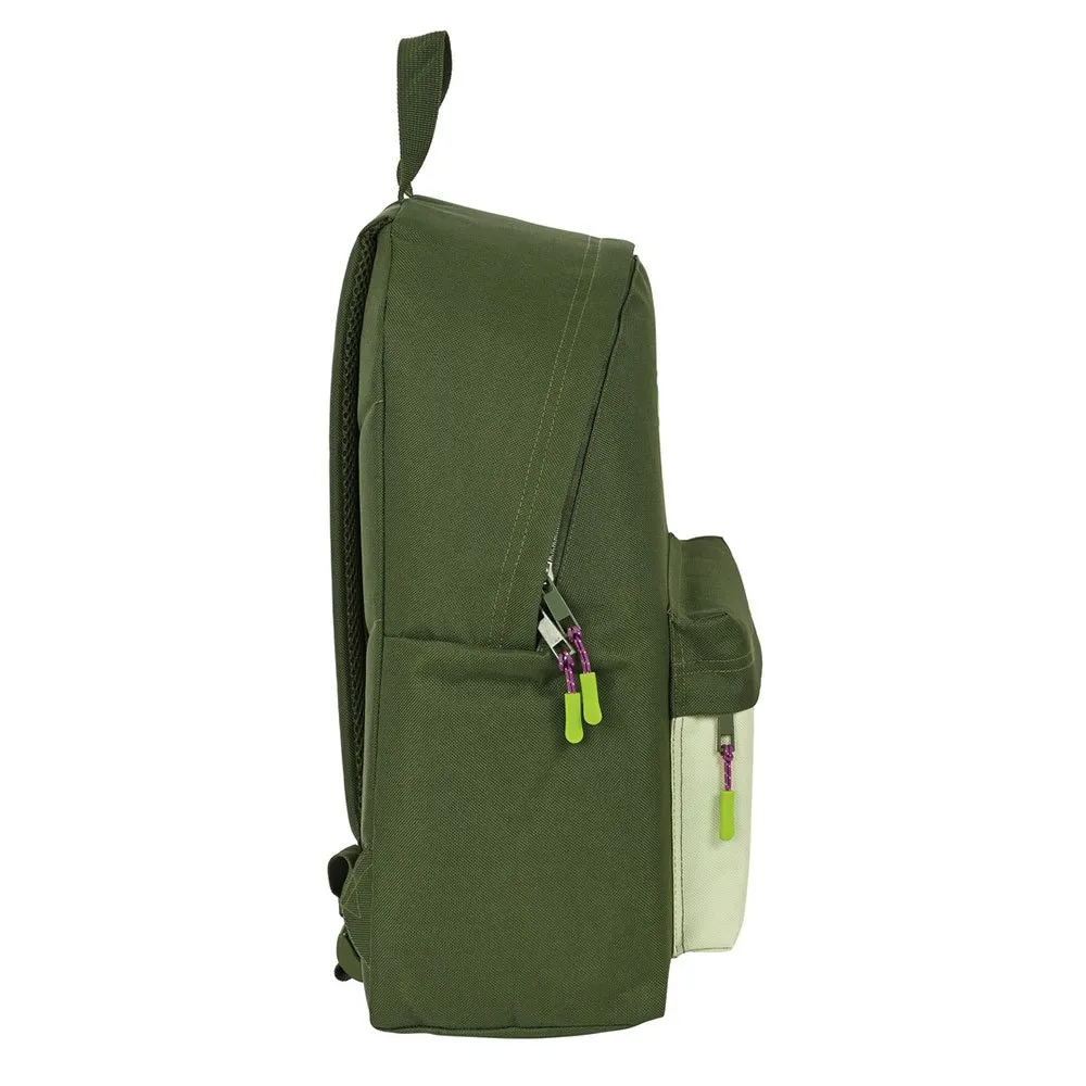 Safta 42 Cm Munich Bright Rucksack, Khaki