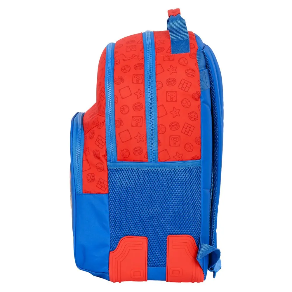 Safta 612108773 Super Mario 17l 30x46x14 Cm Rucksack, Multicolor Safta 612108773 Super Mario 17l 30x46x14 Cm Rucksack, Multicolor
