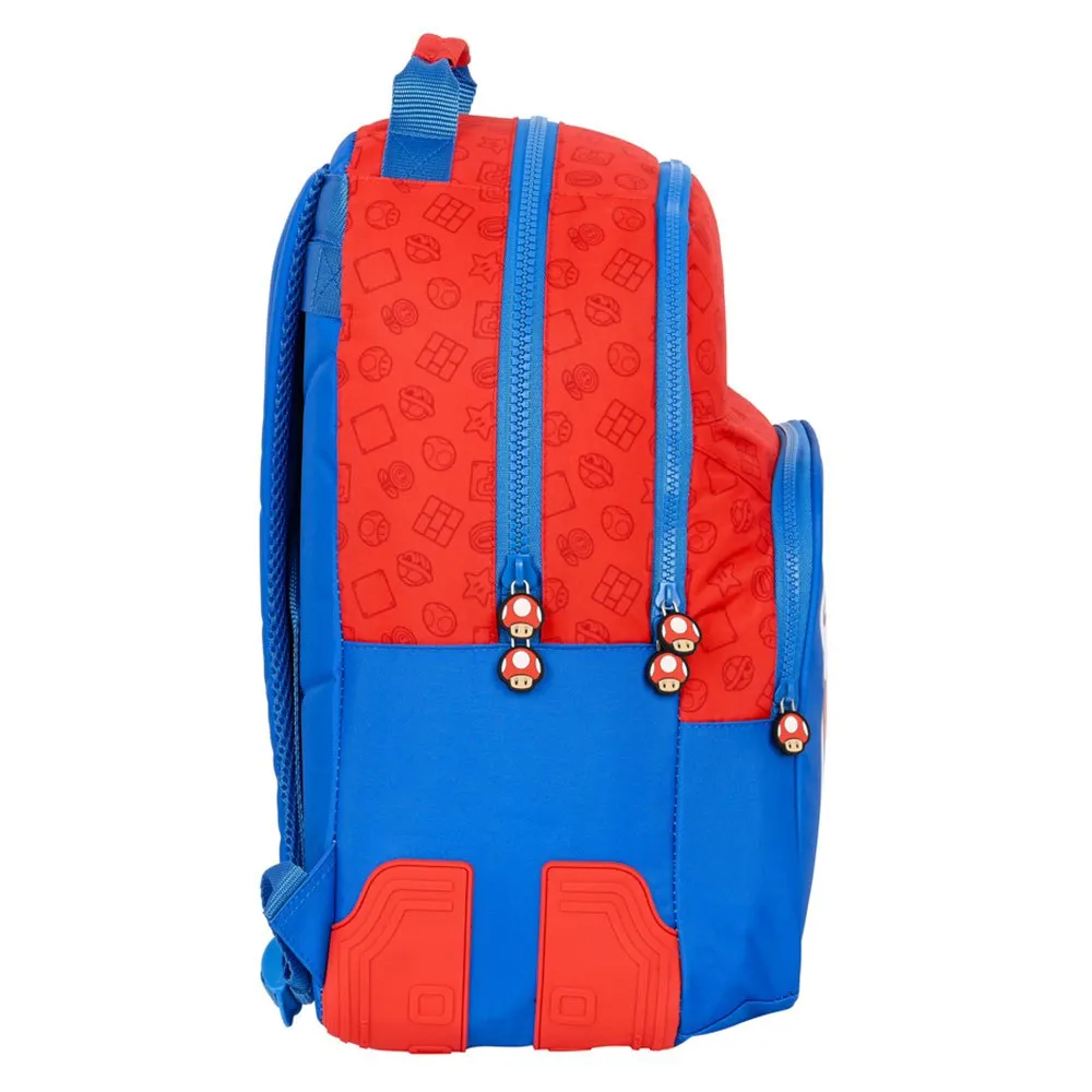 Safta 612108773 Super Mario 17l 30x46x14 Cm Rucksack, Multicolor Safta 612108773 Super Mario 17l 30x46x14 Cm Rucksack, Multicolor