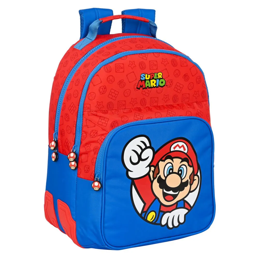 Safta 612108773 Super Mario 17l 30x46x14 Cm Rucksack, Multicolor Safta 612108773 Super Mario 17l 30x46x14 Cm Rucksack, Multicolor
