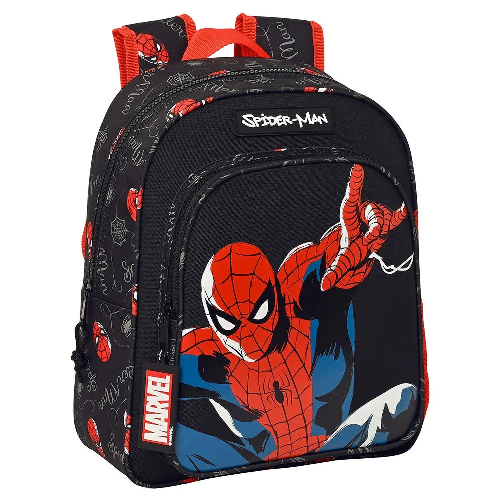 Safta 612343524 Spiderman Hero 9l 27x10x33 Cm Rucksack, Multicolor