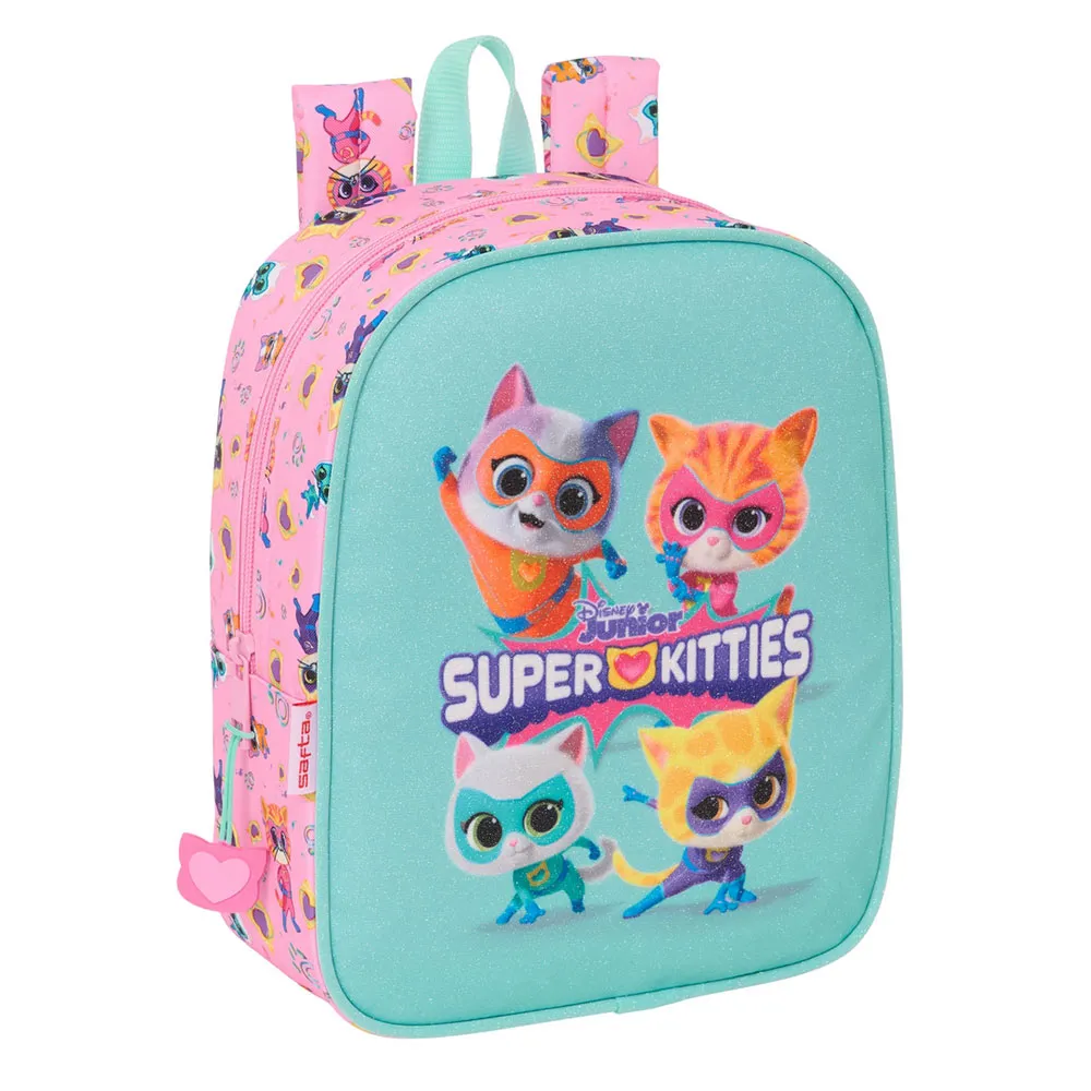 Safta 612567232 Mini Superkitties 6l 27x33x10 Cm Rucksack, Multicolor