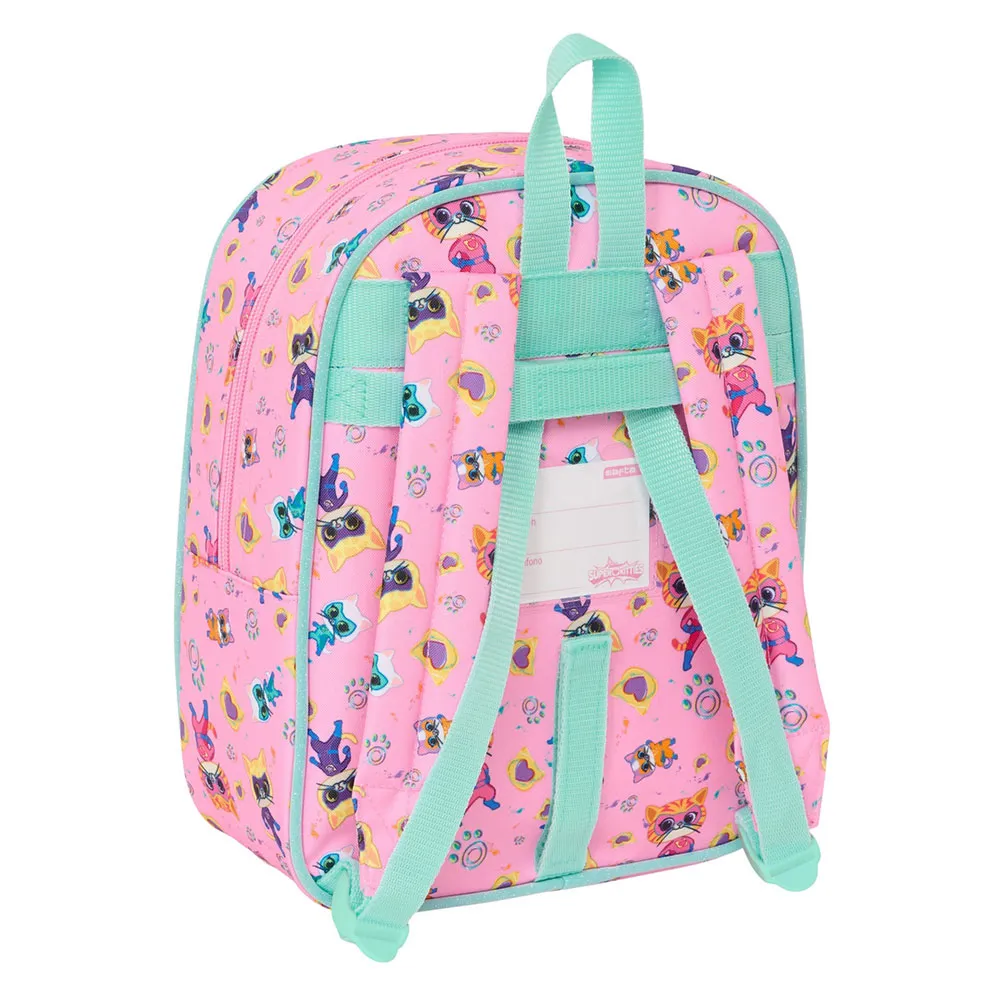 Safta 612567232 Mini Superkitties 6l 27x33x10 Cm Rucksack, Multicolor
