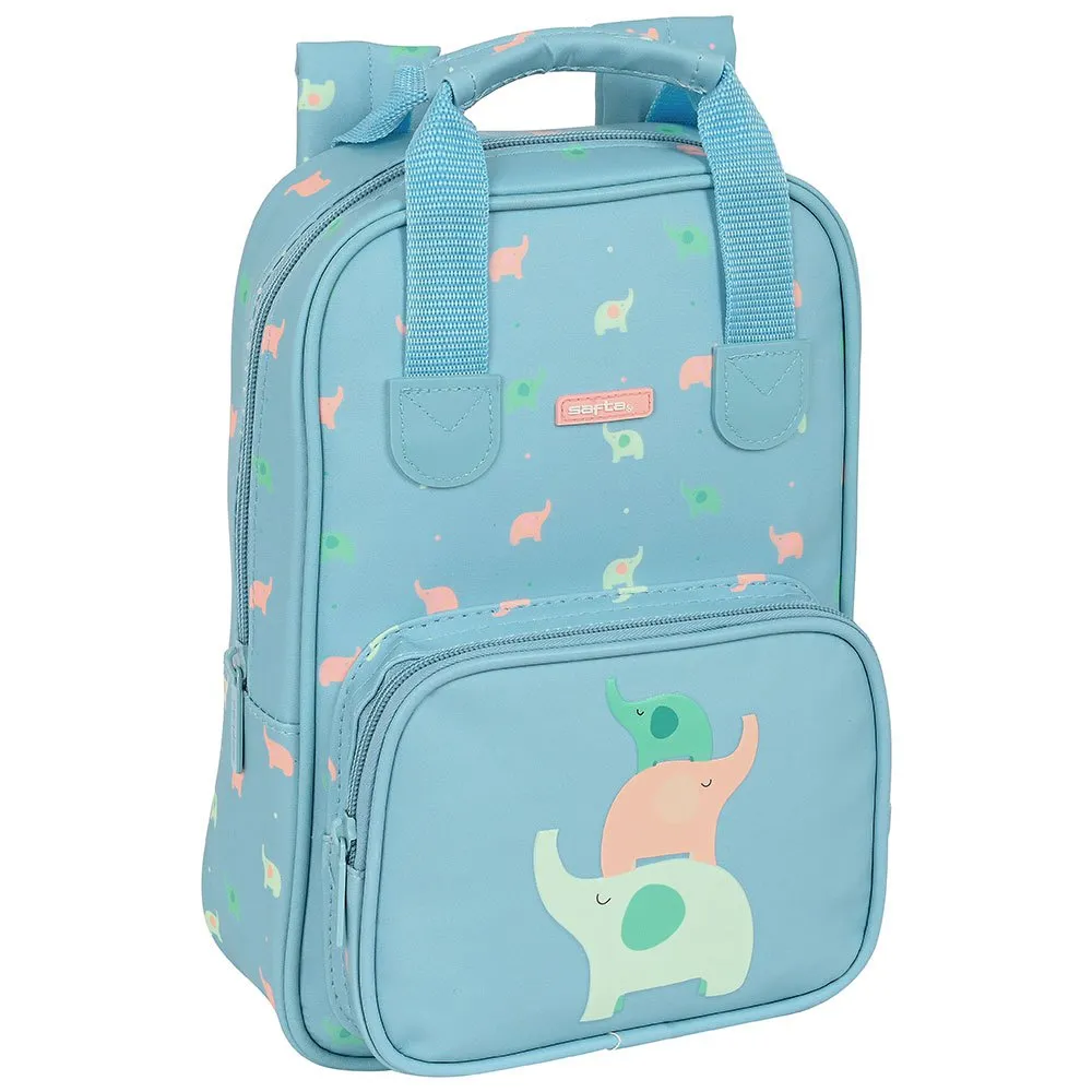 Safta 642390765 Pre -school Elefantes 4.50l 20x10x28 Cm Rucksack, Multicolor