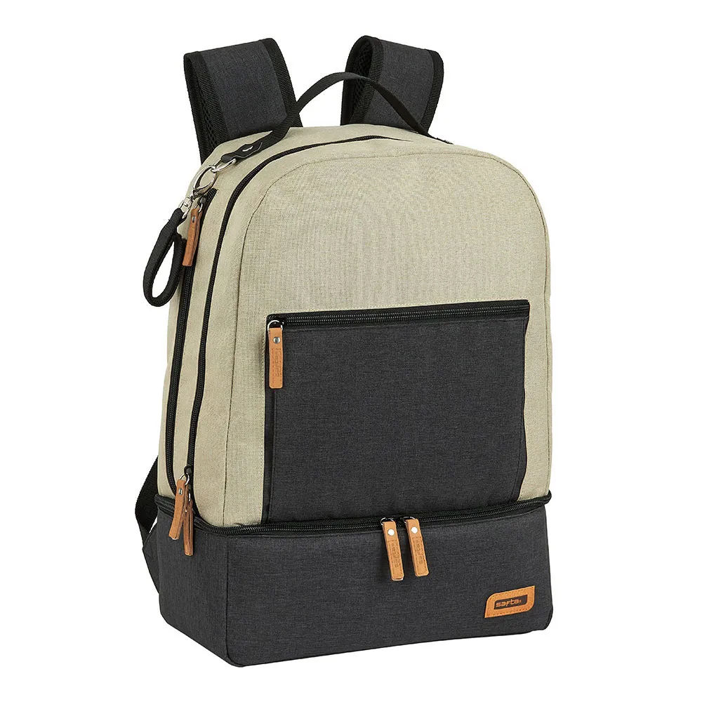 Safta Babyzubehör Rucksack, Beige / grey Safta Babyzubehör Rucksack, Beige / grey