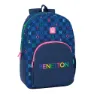 Safta Benetton Damero Rucksack, Multicolor