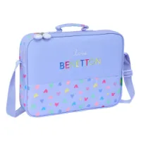 Safta Benetton Lila Laptoptasche