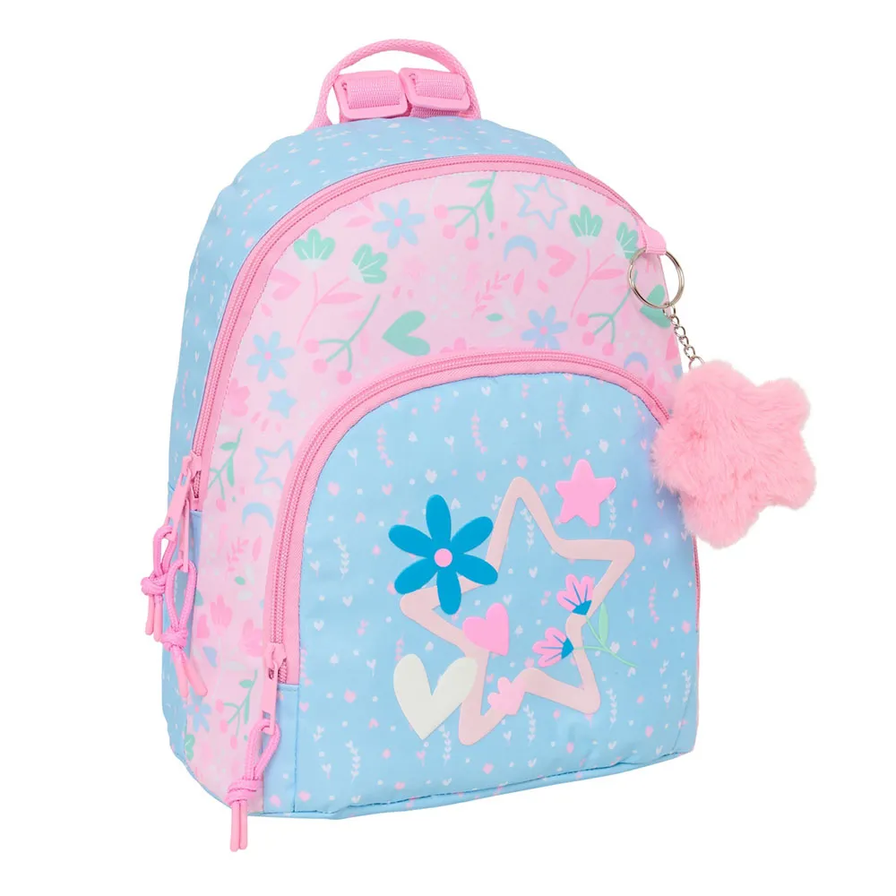 Safta Blackfit8 Smile Mini Rucksack, Black Safta Blackfit8 Smile Mini Rucksack, Black