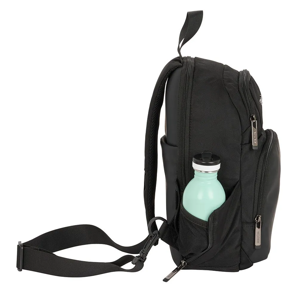 Safta Busines One Shoulder Padder Mini Rucksack, Black Safta Busines One Shoulder Padder Mini Rucksack, Black
