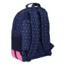 Safta Doppeltes Paris Rucksack, Multicolor